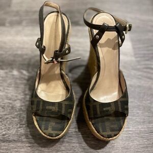 Fendi Wedges authentic purchased from Vestiaire. Size 6